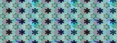 Küçük bir çiçekte eskiz deseni. Hoş bir çiçek geçmişi var. Güzel kumaş deseni. Raster illüstrasyonu.