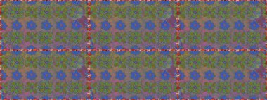 Çiçek izi. Suluboya kusursuz desen. Suluboya tarzında gri ve kahverengi renkte çiçekler.