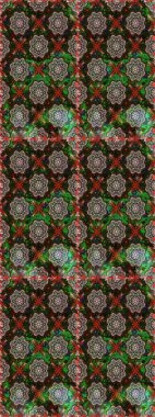 Gri ve yeşil renkli çiçekler. Küçük çiçekte sevimli çiçek deseni var..