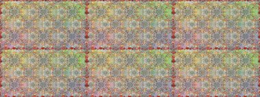 Hint çiçek liyada madalyon deseni. Etnik Mandala süsü. Tekstil, tebrik kartı, boyama kitabı, telefon kılıfı baskı için kullanılabilir. Raster Kına dövme tarzı.