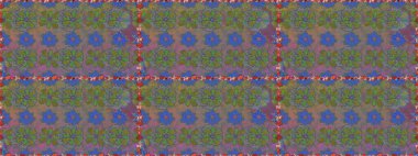 Çiçek izi. Suluboya kusursuz desen. Suluboya tarzında gri ve kahverengi renkte çiçekler.