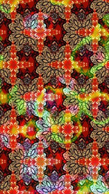 Çiçekli yumuşak bir eskiz şekli. Kibarca, kırmızı renkte bahar çiçekleri. Raster çiçekleri klasik tarzda çizilmiş. Raster illüstrasyonu.