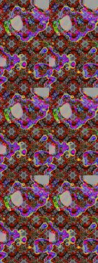 Paket kağıdı için en iyisi. Doğal kozmetik ürünleri, parfüm, çiçekçi dükkanı için bahar ihalesi tasarımı. Gri ve kırmızı lale çiçekli Raster eskiz deseni. Karşılama ya da düğün geçmişi olarak kullanılabilir.