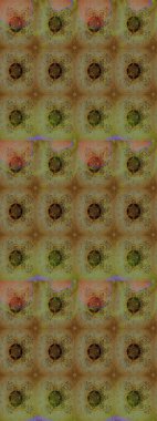 Güzel suluboya yaz çiçekleri deseni..