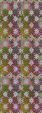 Kahverengi ve gri renkte çiçekler. Suluboya, elle çizilmiş. Kusursuz bir arka plan modeli. Raster stoku.