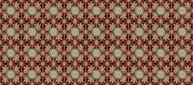 Küçük bir alan derinliği. Lüks mobilyalar. Oyma. Kusursuz ahşap oyma. Kahverengi, bej ve altın kaplamalı kırmızı zemin. Altın elementli desen. Patina. Klasik mobilya stili.