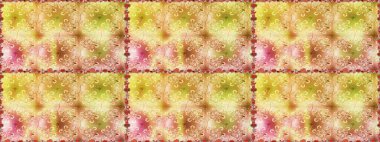 Raster illüstrasyonu. Bej ve sarı renklerde. Anti-stres için Raster soyut şablon sayfası.