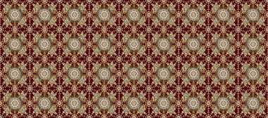 Küçük bir alan derinliği. Lüks mobilyalar. Oyma. Kusursuz ahşap oyma. Kahverengi, bej ve altın kaplamalı kırmızı zemin. Altın elementli desen. Patina. Klasik mobilya stili.