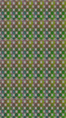 Yeşil ve gri renkli çiçekler. Çiçekli karalama şeklinde Raster çiçek deseni. Nazik, sevimli çiçek arkaplanı..