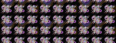 Nazik romantik baskı. Tatil havası. Raster güzel bir çiçek deseni çizmiş. Bahar mevsimi.