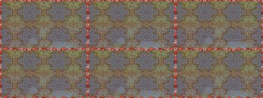 Düz Çiçek Elementleri Tasarımı. Kahverengi ve gri renkli çiçekler. Sevimli çiçek raster deseni. Renkli Yaz Temalı Kusursuz Arkaplan.