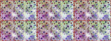 Ağaç dallı bahar çiçekleriyle desen, çiçek siluetiyle nötr renkler. Raster deseni.