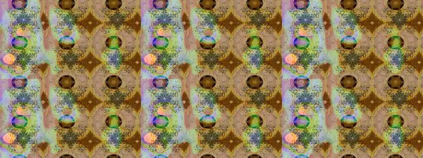 Tarafsız renklerde etnik çiçeklerle süslenmiş zarif bir eskiz. Asya Tekstil 'inde Raster Çiçek İllüstrasyonu.