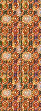 Barok tarzında kusursuz bir doğulu süsü. Kahverengi renkli ve altın elementli geleneksel klasik altın sarısı desen.