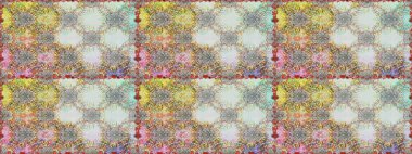 Raster illüstrasyonunda kusursuz çiçek deseni. Gri ve nötr renkte çiçekler.