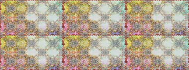 Raster illüstrasyonunda kusursuz çiçek deseni. Gri ve nötr renkte çiçekler.