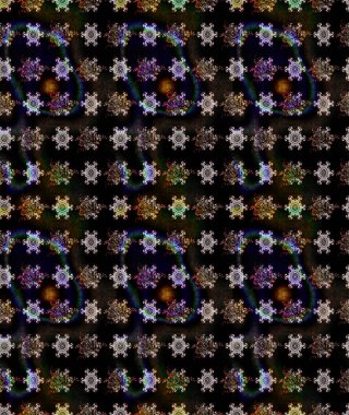 Siyah renkler üzerine çiçek desenli eskiz, el yapımı papatyalar, papatyalar. Tekrarlayan çiçek arkaplanı, zarif siyah çiçekler duvar kağıdı..