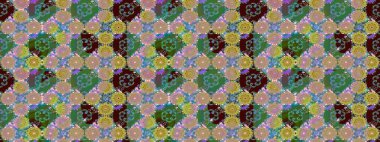 Düz Çiçek Elementleri Tasarımı. Çocuk stili. Renkli Bahar Teması eskiz kalıbı. Çiçekli çizim raster arkaplanı.