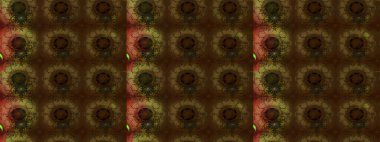 Çiçekli karalama şeklinde Raster çiçek deseni. Kahverengi renkli çiçekler. Nazikçe, güzel çiçek arkaplanı..