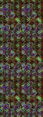 Raster Güzel kumaş deseni. Çiçek arkaplan ile soyut zarafet çizim deseni.