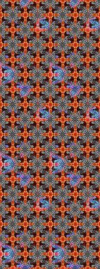 Güzel, parlak, pürüzsüz kumaş, tuval. Desen, çizim, çiçek sınırı. Raster illüstrasyonu. Kıvırcık, parlak örgü. Çiçek çelengi. Klasik eski arkaplan.