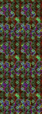 Raster Güzel kumaş deseni. Çiçek arkaplan ile soyut zarafet çizim deseni.