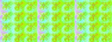 Çiçek desenli çizim. Güzel kumaş deseni. Raster illüstrasyonu. Asya tekstil tarzında. Renkli Bahar Teması eskiz kalıbı. Düz Çiçek Elementleri Tasarımı.