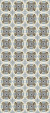 Gri, bej ve altın elementli nötr renklerde klasik, pürüzsüz desen. Noel 2019, kar tanesi, yeni yıl.