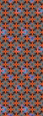 Güzel, parlak, pürüzsüz kumaş, tuval. Desen, çizim, çiçek sınırı. Raster illüstrasyonu. Kıvırcık, parlak örgü. Çiçek çelengi. Klasik eski arkaplan.