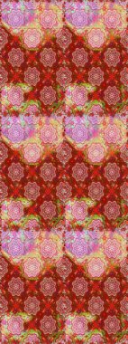 Çiçekli bahar çiçekleri. Motley illüstrasyonu. Küçük renkli çiçekler. Moda baskıları için zarif bir şablon. Küçük çiçekte şirin desenler.