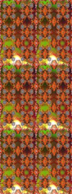 Etnik Mandala süsü. Kızılderili desenli desenli desenli şal deseni. Raster Henna dövme stili. Tekstil, tebrik kartı, boyama kitabı, telefon kılıfı baskısı için kullanılabilir.