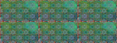 Yeşil ve mavi renklerde. Raster illüstrasyonu. Kusursuz dekoratif arka plan, çiçek mandala. Çiçek..