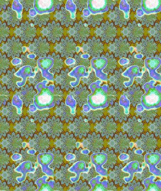 Raster stili kumaş deseni. Çiçekler suluboya çizim deseni.