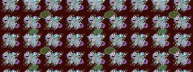 Of doodle elements. Hand drawn Raster illustration. Sketch flower pattern can be used for wallpaper, website background, wrapping paper, invitation, flyer, banner or website.