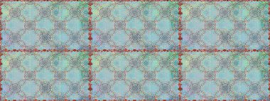 Raster deseni. Mavi ve nötr el çizimi desen. Karalama çiçekleri kusursuz desen. Sanat ilham verici ve nötr stil çiçekler ve arka plan bırakır.