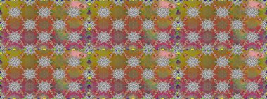 Raster Yumuşak kumaş deseni. Klasik taslak çizimi. Çiçeksel kahverengi ve gri dikişsiz desen. Raster çiçek izi..