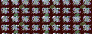 Of doodle elements. Hand drawn Raster illustration. Sketch flower pattern can be used for wallpaper, website background, wrapping paper, invitation, flyer, banner or website.