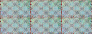 Raster deseni. Mavi ve nötr el çizimi desen. Karalama çiçekleri kusursuz desen. Sanat ilham verici ve nötr stil çiçekler ve arka plan bırakır.