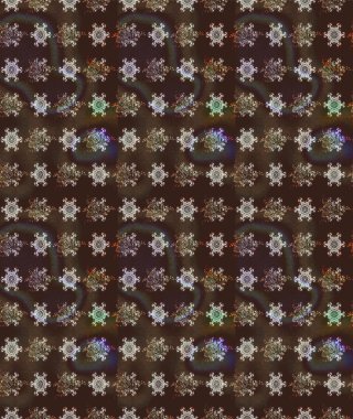 Çiçek desenli eskiz. Kahverengi renkli çiçekler. Tişört baskısı için çiçek boyama rasteriName.