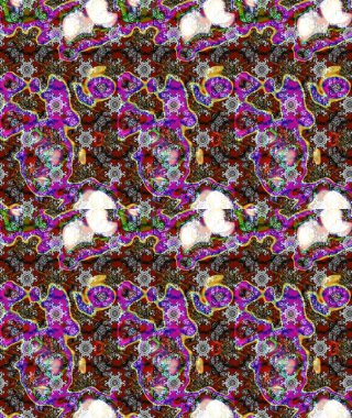 Çiçek deseni. Raster güzel kumaş deseni çiziyor. Renkli Bahar Teması eskiz kalıbı. Düz Çiçek Elementleri Tasarımı.