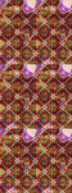 Arkaplan dokusu, duvar kağıdı kahverengi ve nötr renklerde çiçek teması. Soyut etnik raster çizim kalıbı. Kabile sanatı boho baskısı, klasik çiçek arkaplanı.