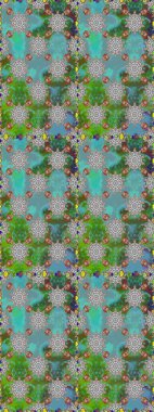 Çiçeğin suluboya çizimlerinin mükemmel deseni. Suluboya kusursuz desen. Raster illüstrasyonu. Dekorasyon ve tasarım için güzel bir desen. Eski model. Moda yazdırma.