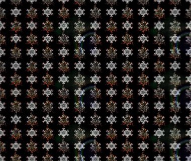 Küçük çiçekli yay deseni çiz. Suluboya tarzında siyah renklerde. Raster illüstrasyonu.