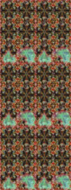 Geleneksel oryantasyon süsü. Kahverengi renklerde altın desenler ve altın elementler. Kusursuz klasik raster altın desenli. Klasik vintage arkaplan.