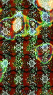 Tekstil veya kitap kapakları, imalat, duvar kağıtları, baskı, hediye paketi ve yapıştırma kitabı için çiçek eskizi geçmişi. Küçük çaplı çiçeklerdeki basit şirin desenler. Raster illüstrasyonu.