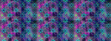 Küçük çiçekteki sevimli çiçek deseni. Mavi renkte çiçekler.