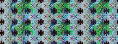 Çiçekli çiçek deseni, suluboya. Raster deseni. Süslü kumaş deseni.