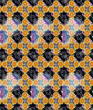 Güzel çiçek deseni. Düz Çiçek Elementleri Tasarımı. Sarı renkli çiçekler. Renkli Bahar Teması çizim şablonu.