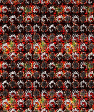 Düz Çiçek Elementleri Tasarımı. Güzel çiçek deseni. Renkli Bahar Teması eskiz kalıbı. Siyah renkte çiçekler.