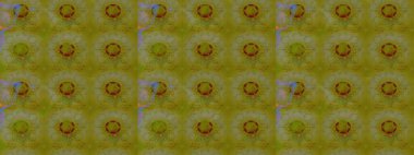 Raster illüstrasyonu. Suluboya tarzında kahverengi renkte. Küçük çiçekli bahar deseni çiz.